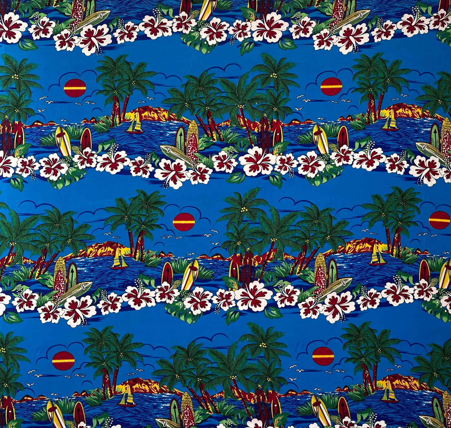 Island Sunset Peachskin Fabric | Islands Fabric