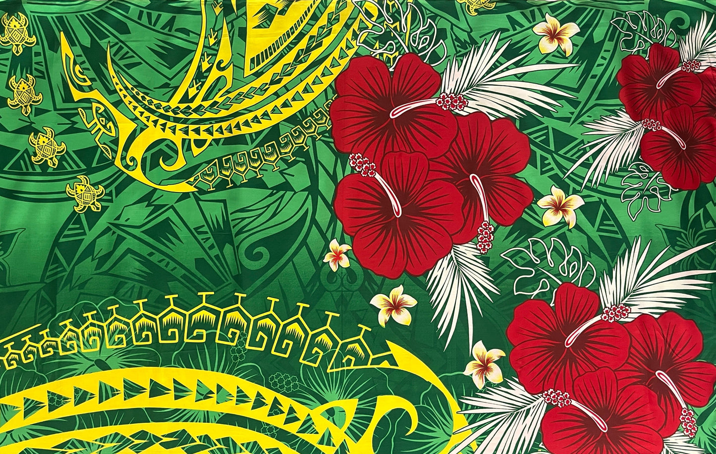 Fiji Hibiscus Cluster Sarong | Islands Fabric