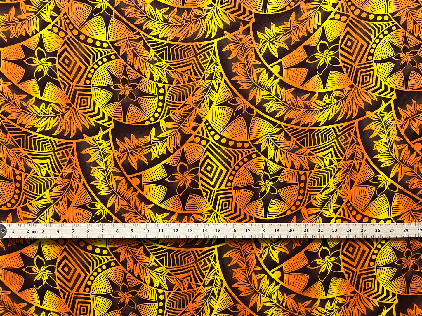 Plumeria Star Design Rayon Fabric | Islands Fabric