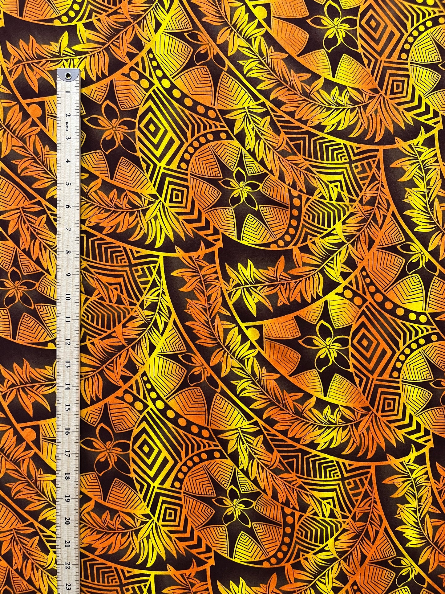 Plumeria Star Design Rayon Fabric | Islands Fabric