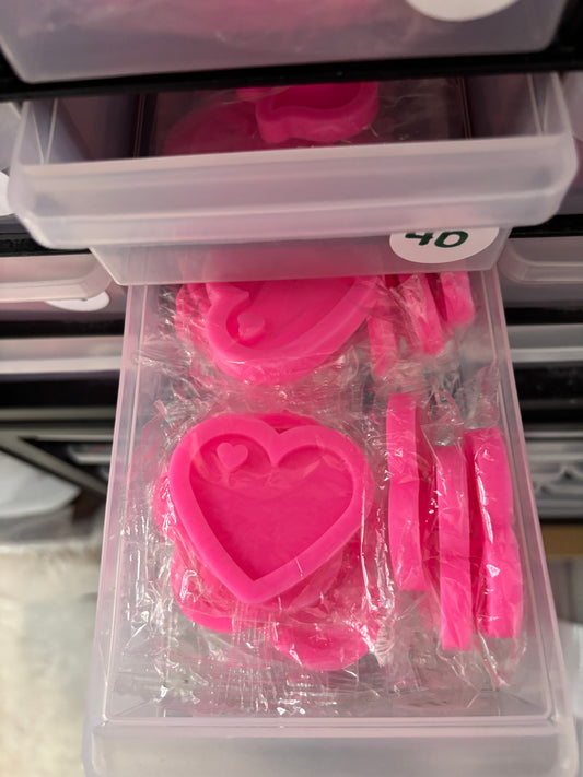 Mold - Heart Grippie / Keychain Mold M41