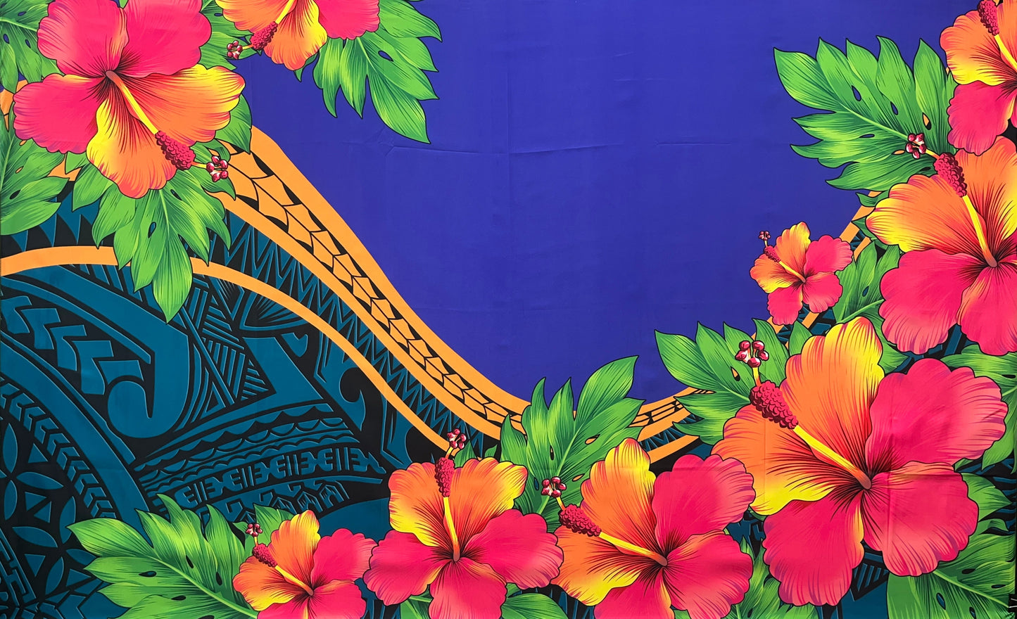 Hibiscus, Plumeria Assortment Sarong | Islands Fabric