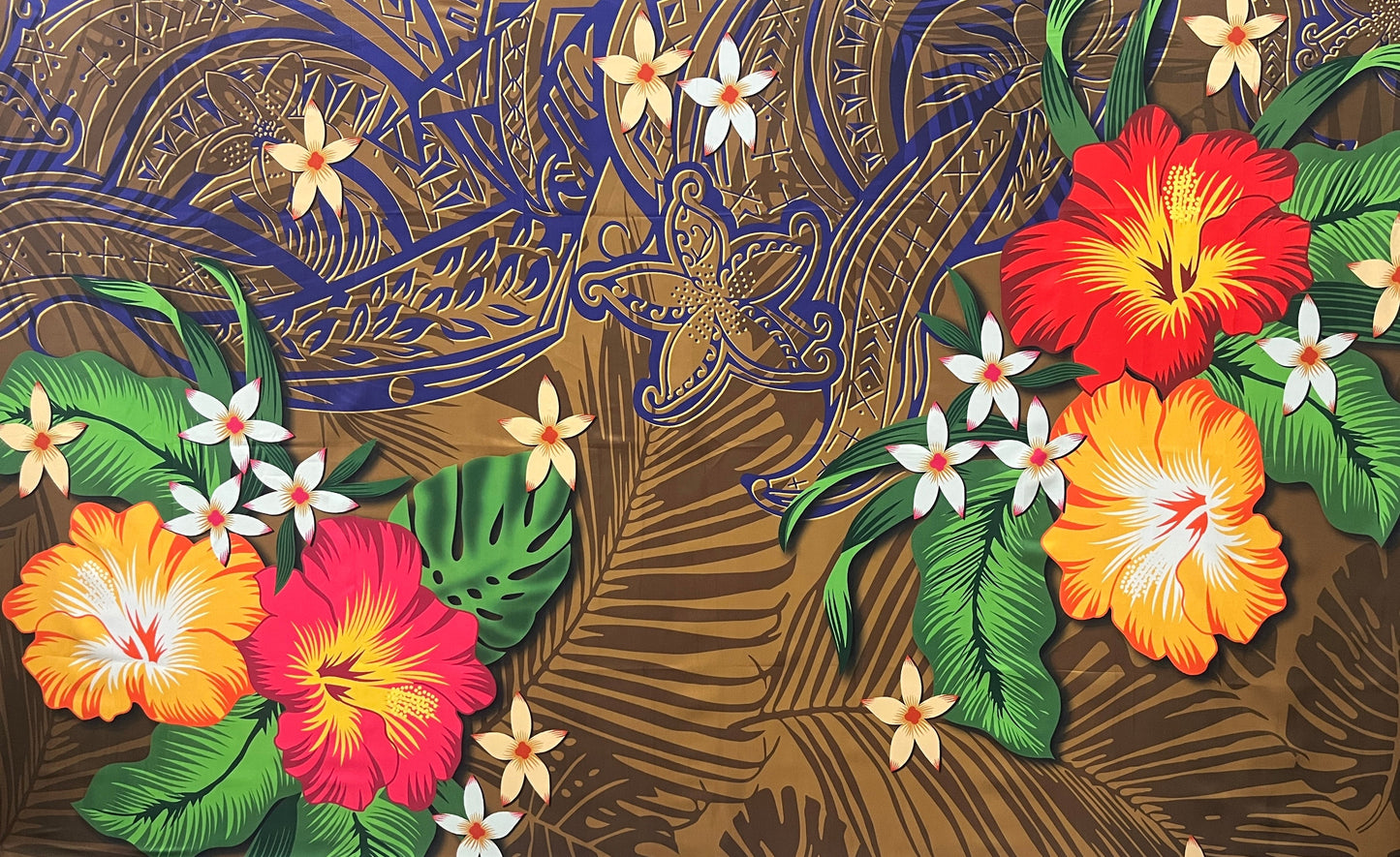 Hibiscus, Plumeria Assortment Sarong | Islands Fabric