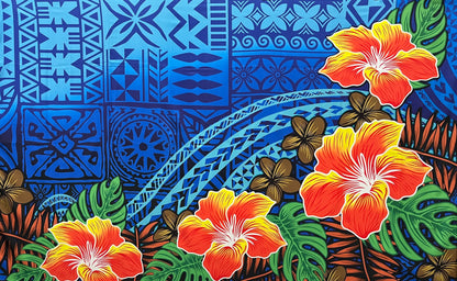 Hibiscus, Plumeria Assortment Sarong | Islands Fabric
