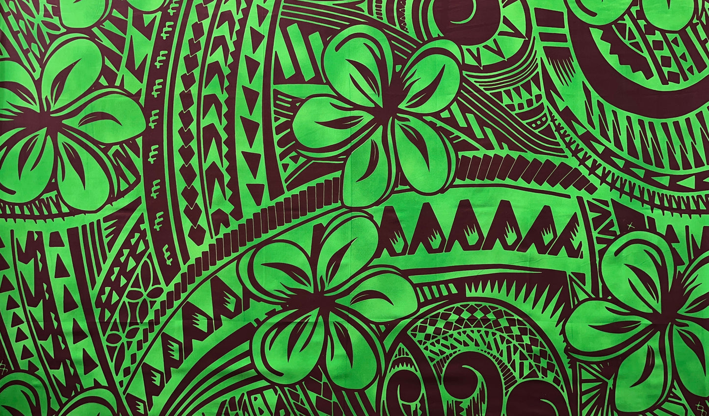 Plumeria Flower Polyester Sarong | Islands Fabric