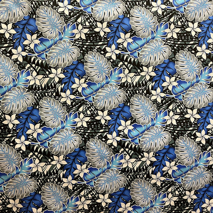 Tiare Split Leaf Monstera Poly-Cotton Fabric | Islands Fabric