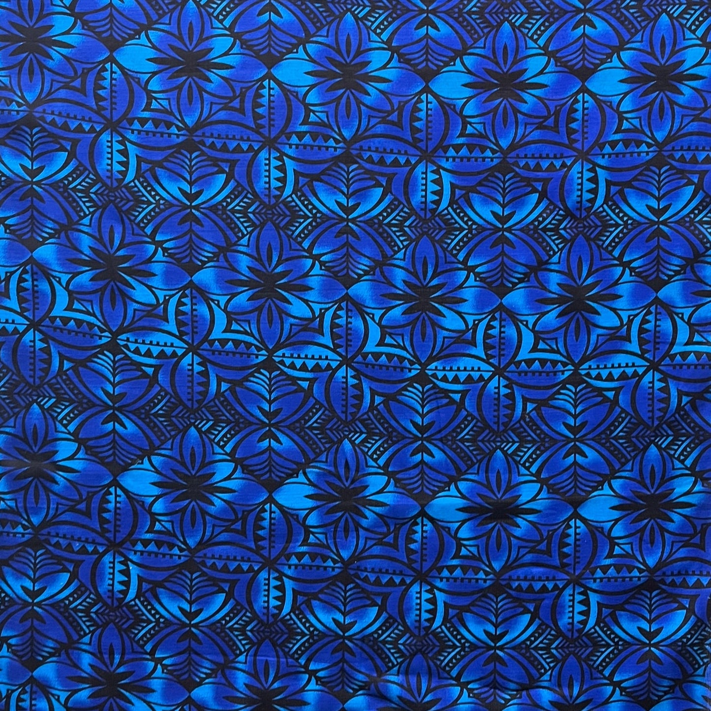 Traditional Polynesian Geometric Design Light Barkcloth Fabric| Islands Fabric