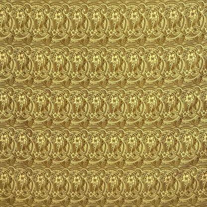 Mini Hibiscus Flowers Traditional Polynesian Tattoo Polyester Fabric | Islands Fabric