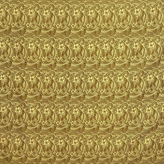 Mini Hibiscus Flowers Traditional Polynesian Tattoo Polyester Fabric | Islands Fabric