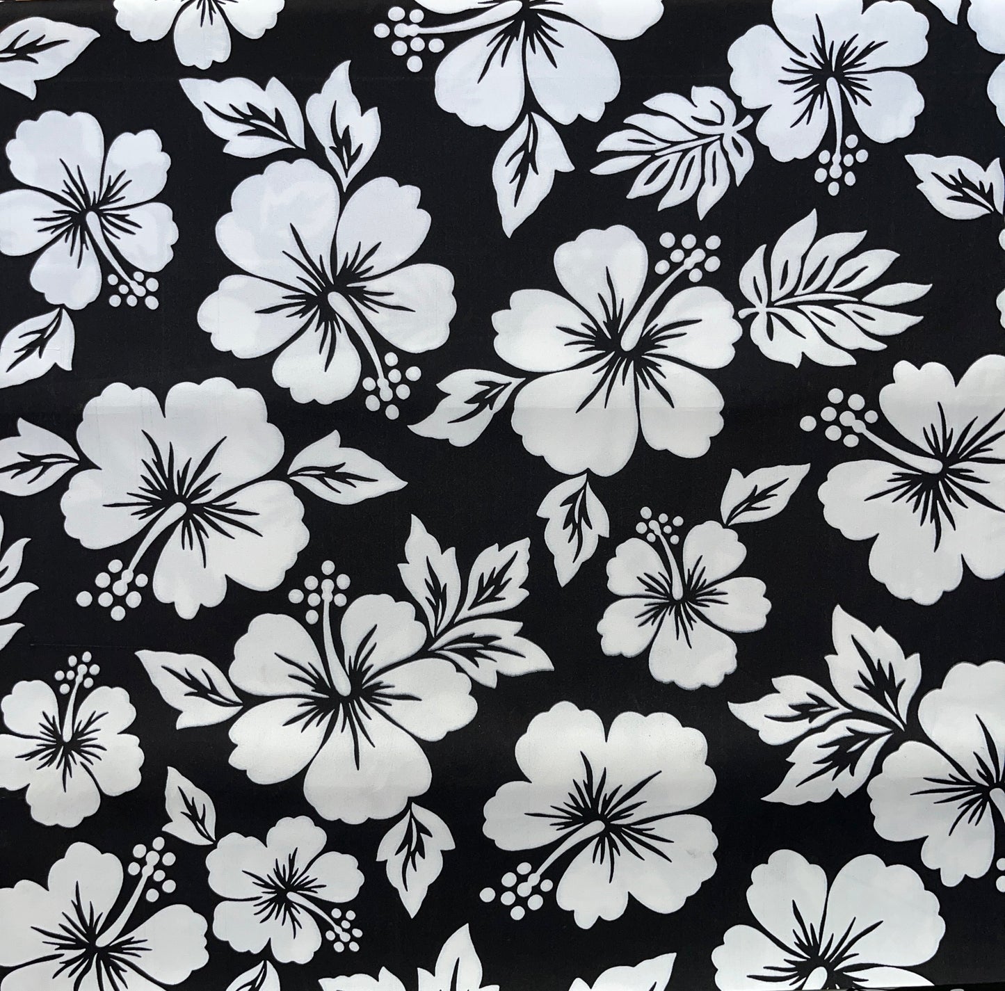 Hibiscus Flower Polyester Fabric | Islands Fabric