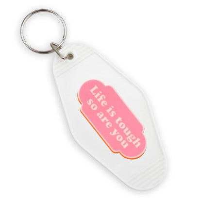 Master Maker Crafts -  UV DTF Decal - Life Is Tough 4 Set 2" (Keychain NOT Inclued)