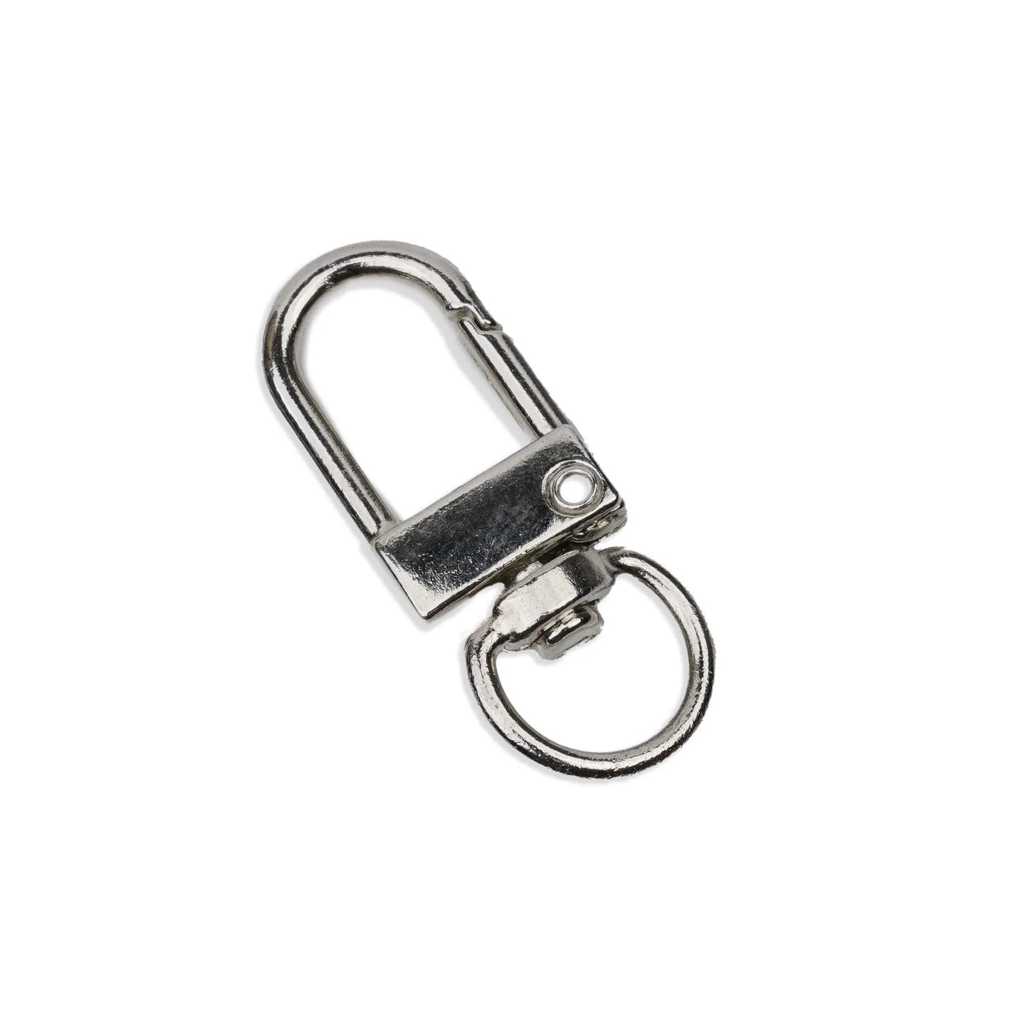 Master Maker Crafts -  Standard Clasp & Swivel Ring - Silver (10 per Bag - 1.25")