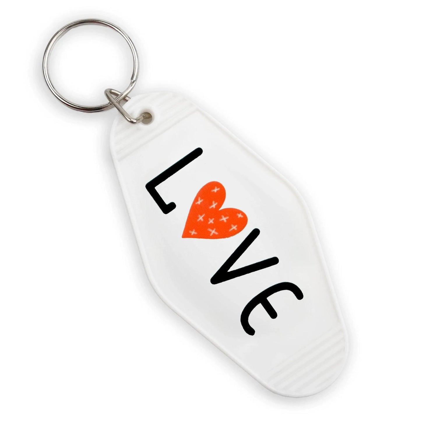 Master Maker Crafts -  UV DTF Decal - Love Red Heart 4 Set 2" (Keychain NOT Inclued)