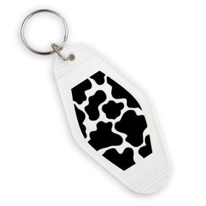 Master Maker Crafts -  UV DTF Decal - Moo Print 4 Set 2" (Keychain NOT Inclued)