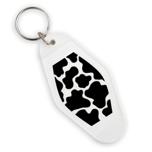 Master Maker Crafts -  UV DTF Decal - Moo Print 4 Set 2" (Keychain NOT Inclued)