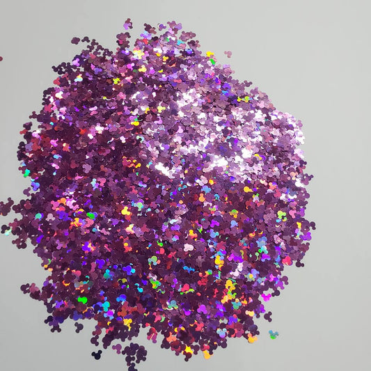 Glitter - Mouse 4mm Pink 1 oz