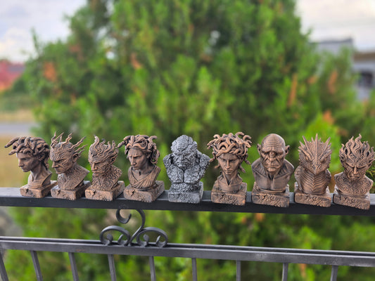 Printed 3D Mythical Bust - 5 inches tall
