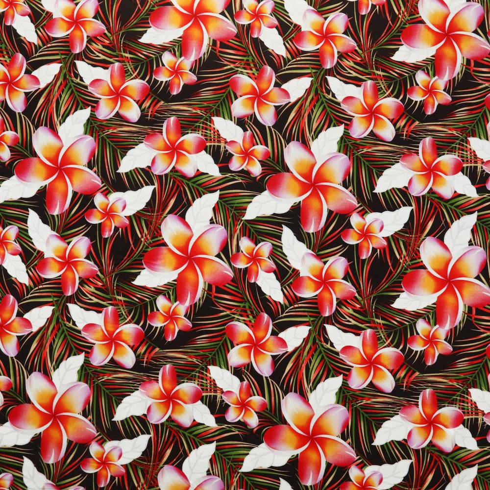 Plumeria Palm Fabric | Rayon