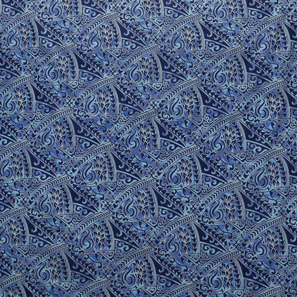 Traditional Polynesian Tattoo Triangle formation design Fabric| Poly-cotton