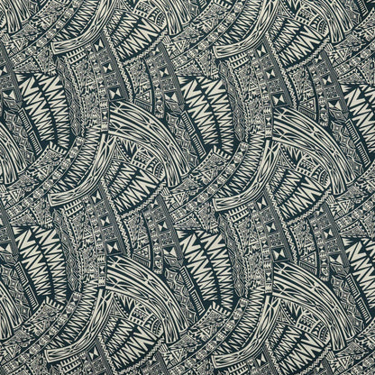 Traditional Polynesian Tattoo Fabric | Cotton Light-Barkcloth