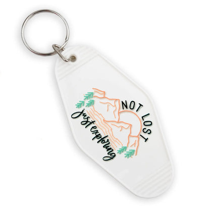 Master Maker Crafts -  UV DTF Decal - Not Lost Exploring 4 Set 2" (Keychain NOT Inclued)