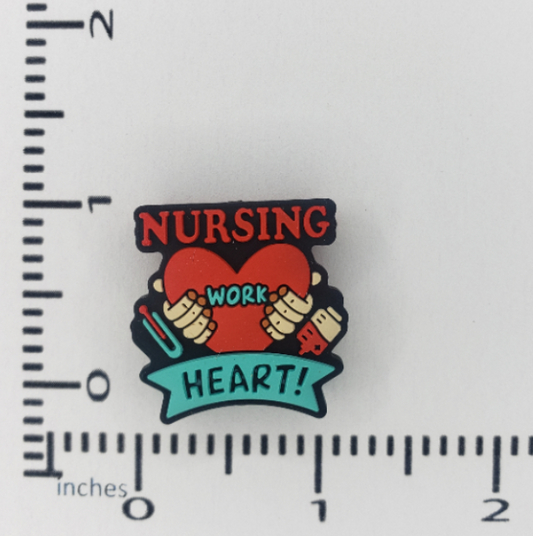 Medical - Nursing Work Heart Silicone Focal 0290