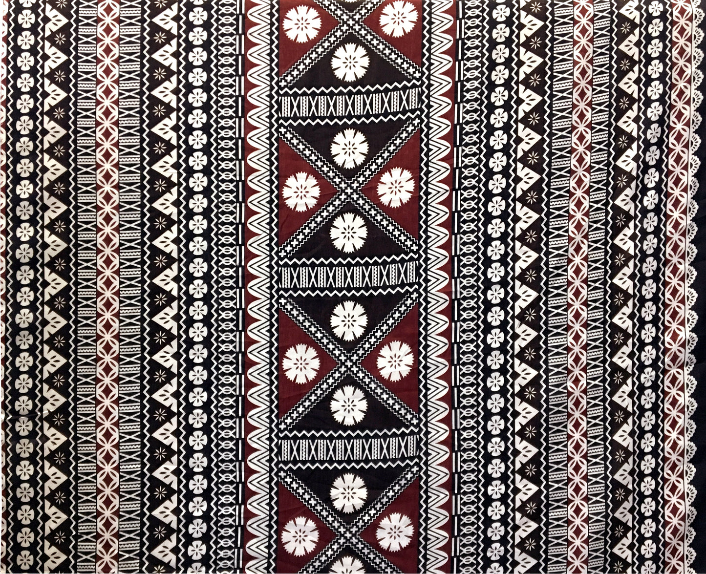 Fijian Tapa Polyester Fabric | Islands Fabric
