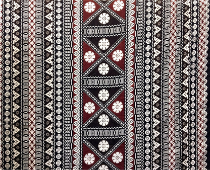 Fijian Tapa Polyester Fabric | Islands Fabric