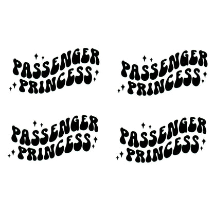 Master Maker Crafts -  UV DTF Decal - Passenger Princess 4 Set 2" (Keychain NOT Inclued)