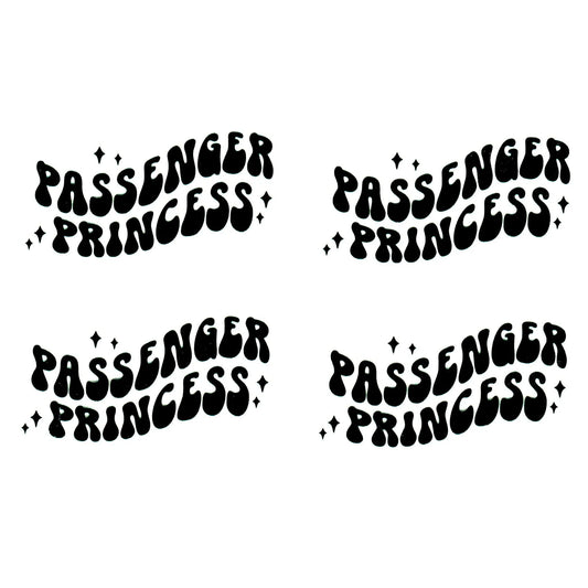 Master Maker Crafts -  UV DTF Decal - Passenger Princess 4 Set 2" (Keychain NOT Inclued)