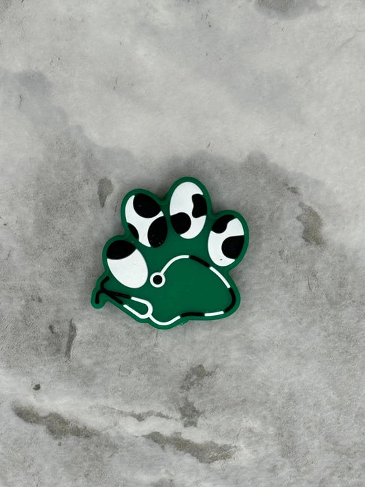 0058 - Animal - Dog - Heart Paw Scope Silicone Focal