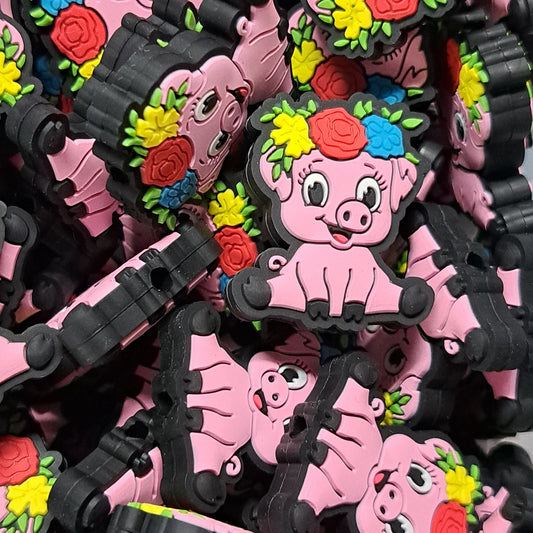 Animal - Pig Silicone Focal 0176 - 3 Count