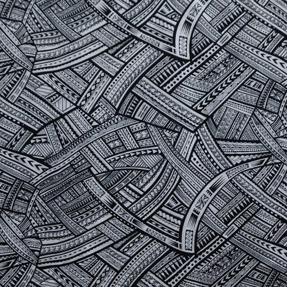 Traditional Polynesian Tattoo Fabric | Polyester