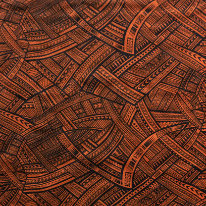 Traditional Polynesian Tattoo Fabric | Polyester
