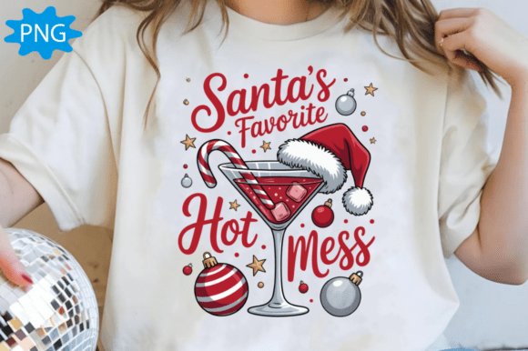 Christmas Apparel - Santa's Favorite Hot Mess