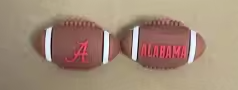 0114 - College - 3D Alabama Tide Football Silicone Focal