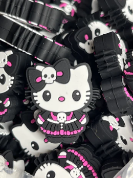 VIPCartoonAnimeHelloKitty Skull Pirate Silicone Focal 0495