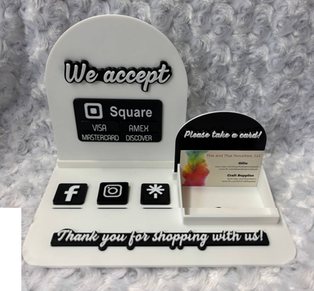 TaTN NFC 3 Tap Station with Business Card Holder
