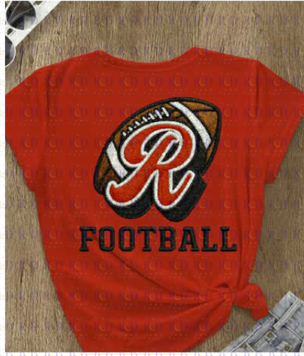 Robstown Football Embroidery Effect PNG Download