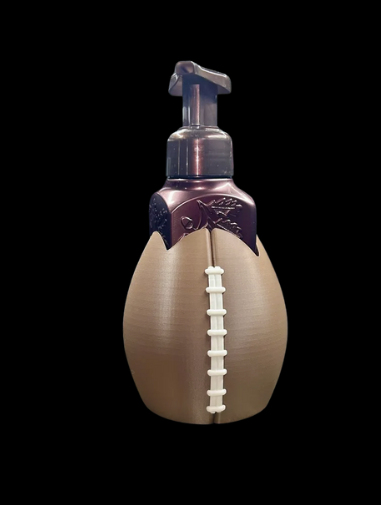 Football Bath and Body Soap Holder 3D Printed