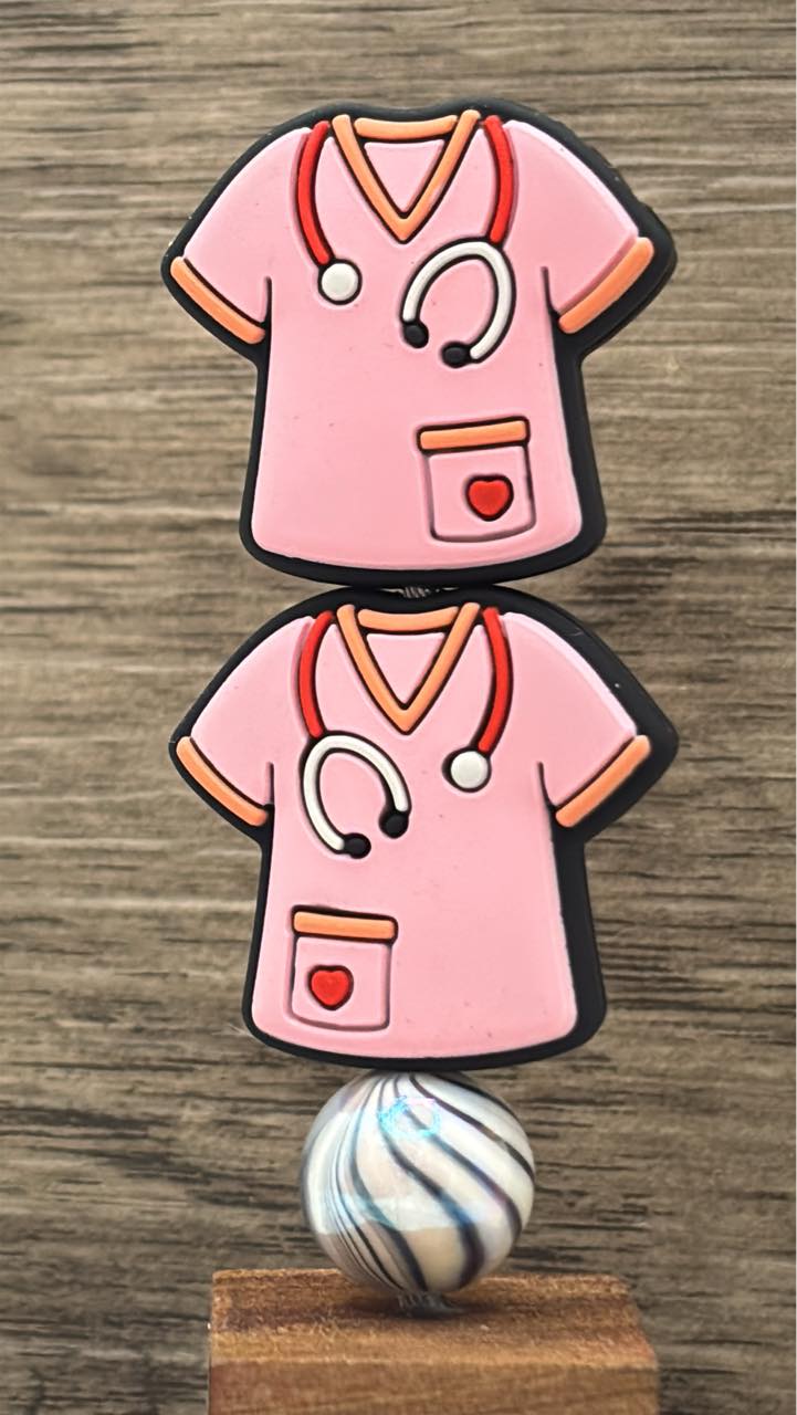 Medical - Scrub Pink Silicone Focal 0266