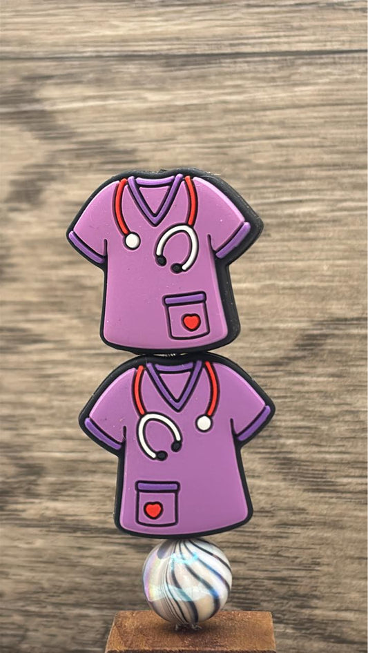 Medical - Scrub Purple Silicone Focal 0267