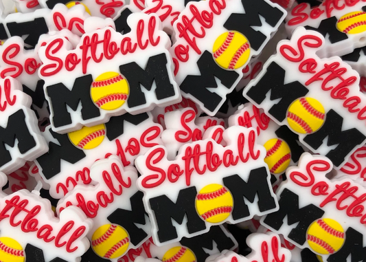 7518 - Mom - Softball Mom Silicone Focal