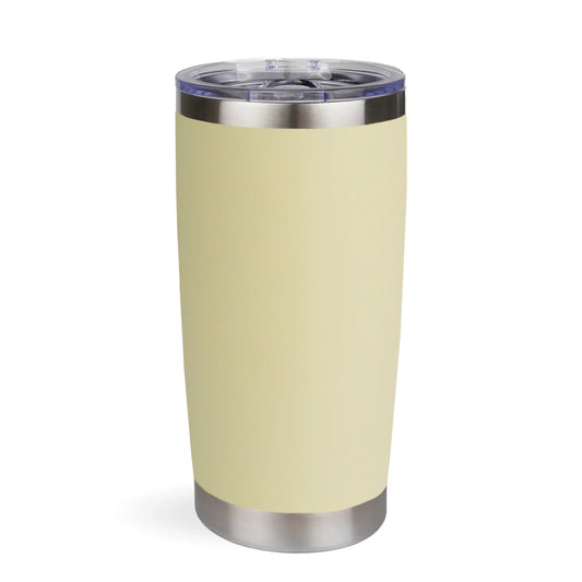 Master Maker Crafts -  20 oz Travel Tumbler - Light Yellow