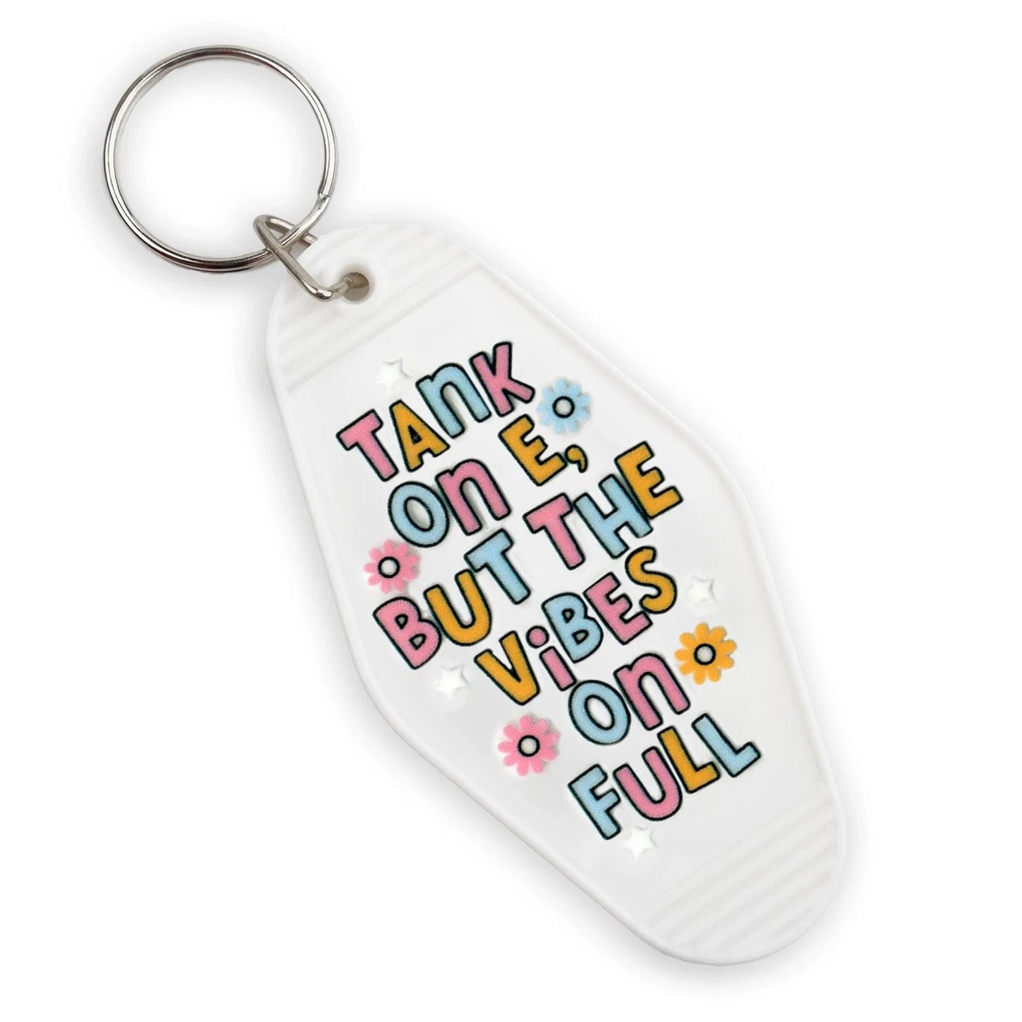 Master Maker Crafts -  UV DTF Decal - Tank On E 4 Set 2" (Keychain NOT Inclued)