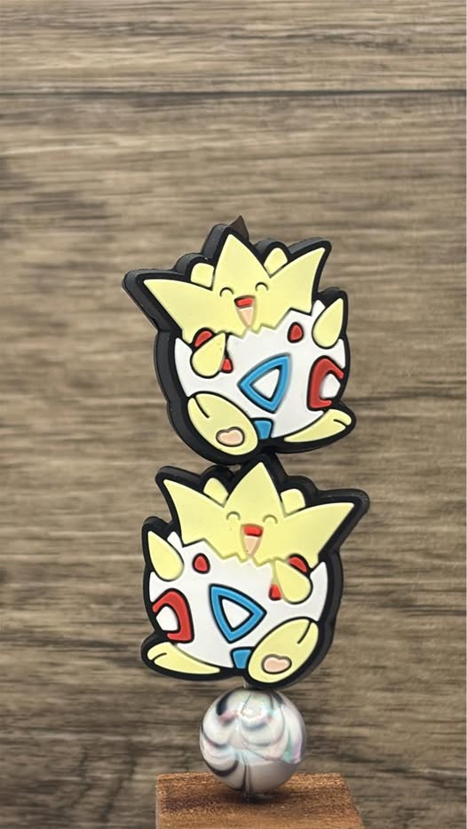 Game - Pokemon - Togepi 6556 Silicone Focal - 3 Count