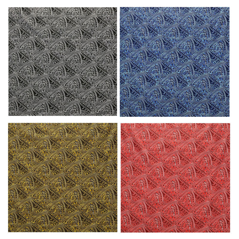 Traditional Polynesian Tattoo Triangle formation design Fabric| Poly-cotton