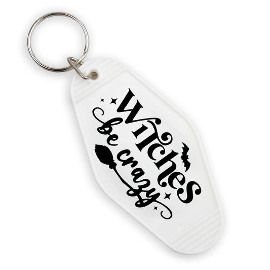 Master Maker Crafts -  UV DTF Decal - Witches Be Crazy 4 Set 2" (Keychain NOT Inclued)