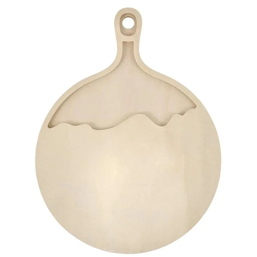 Wood Round Resin Cutting Board - 13"