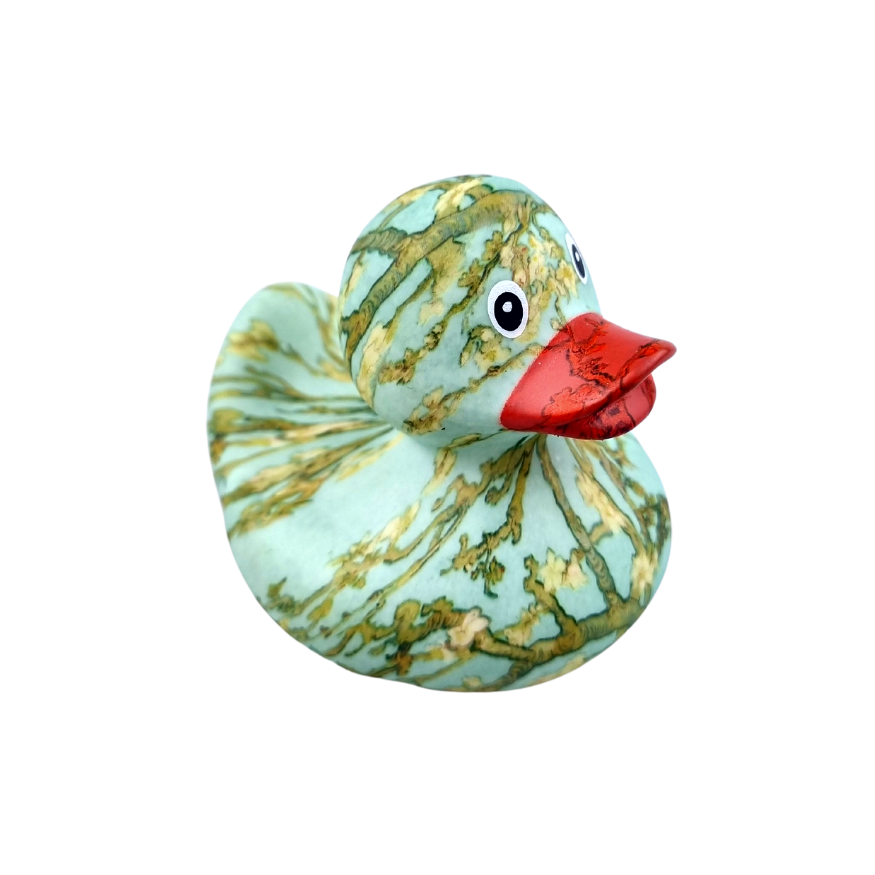 Rubber Duck Almond Blossom - Van Gogh